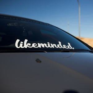 Likeminded Windshield Banner
